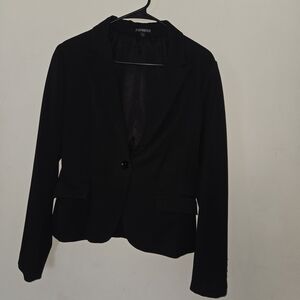 Express Sleek Minimalist, Single Button Blazer Sz 10 Capsule Wardrobe Essential